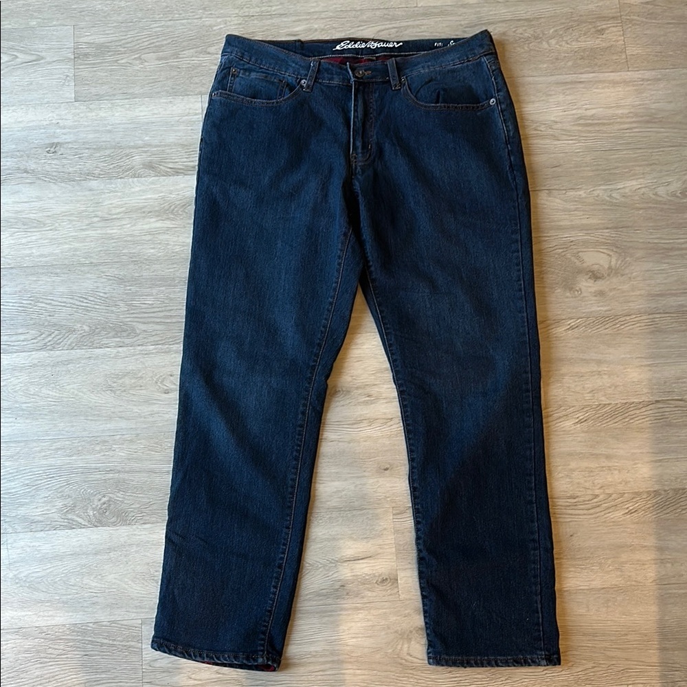 Eddie Bauer Blue Straight Jeans Classic Style
